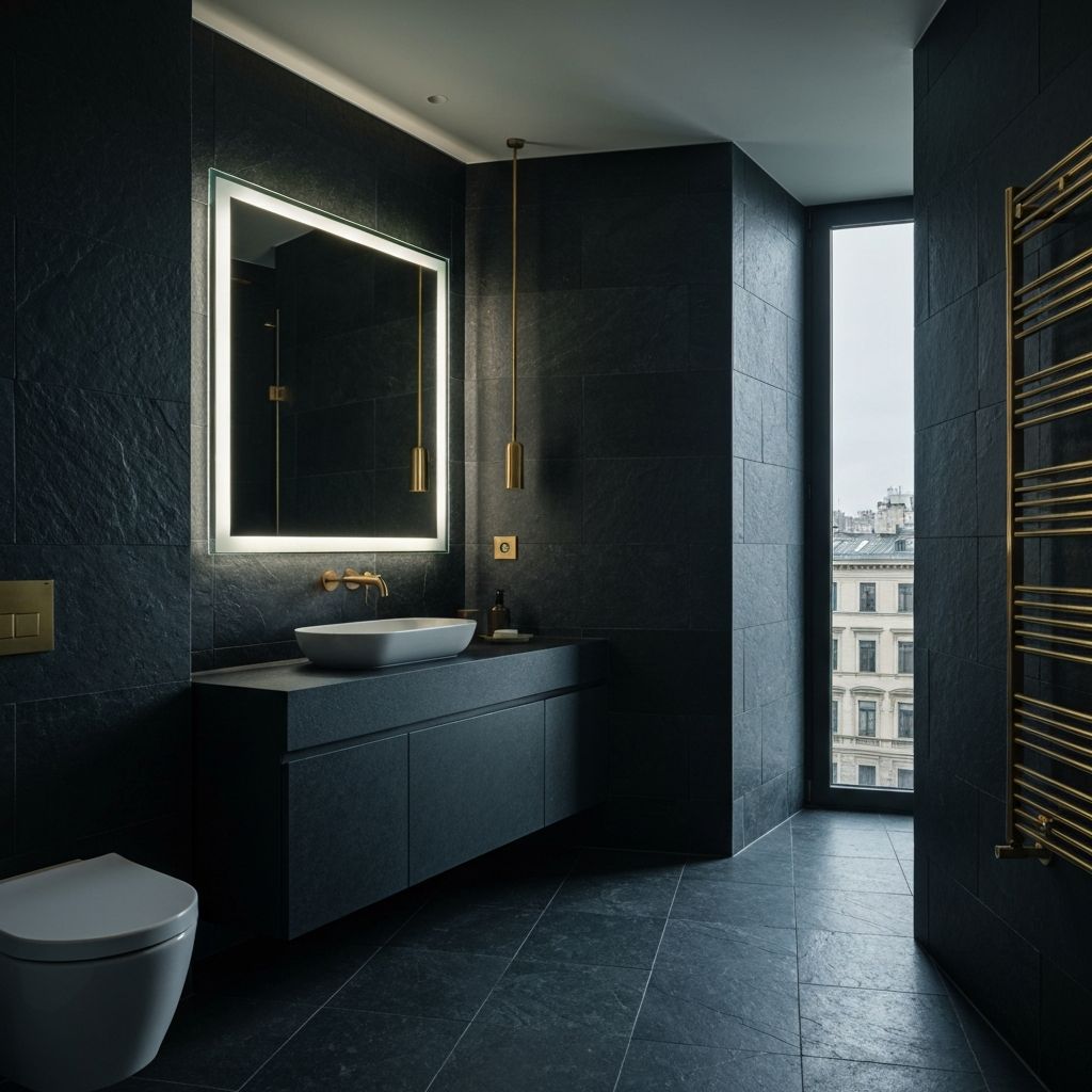Selezione di piastrelle per bagno in diversi formati e finiture